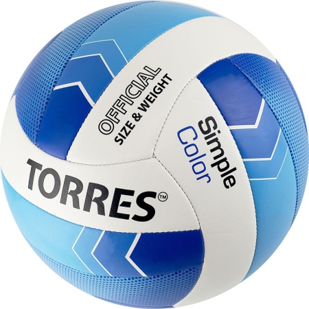 Купить Мяч волейбольный Torres Simple Color любительский р.5 в Пролетарске 